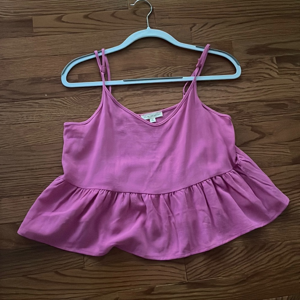 Pink tank top